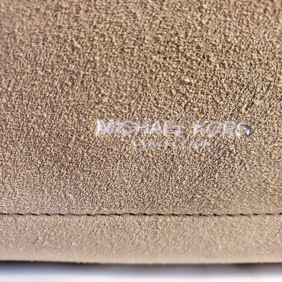 Michael Kors Suede Sedona Messenger and Wristlet - Picture 4 of 12